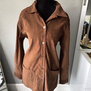 Erika Brown Utility Jacket